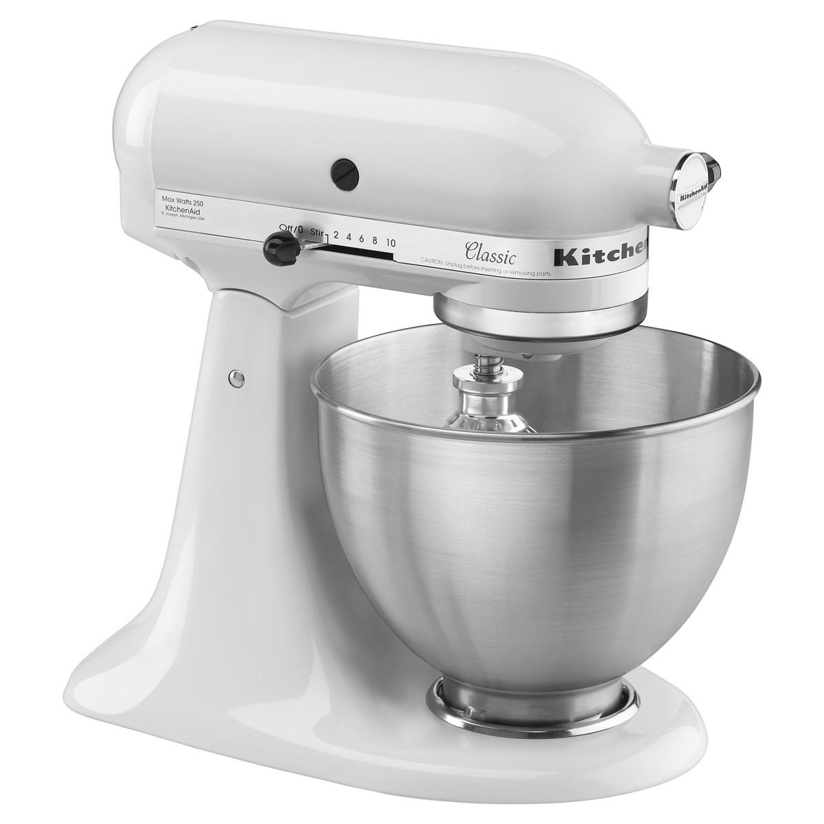 KITCHENAID - Batidora de Pedestal 4.25 l 250 W Blanco 5K45SSEWH