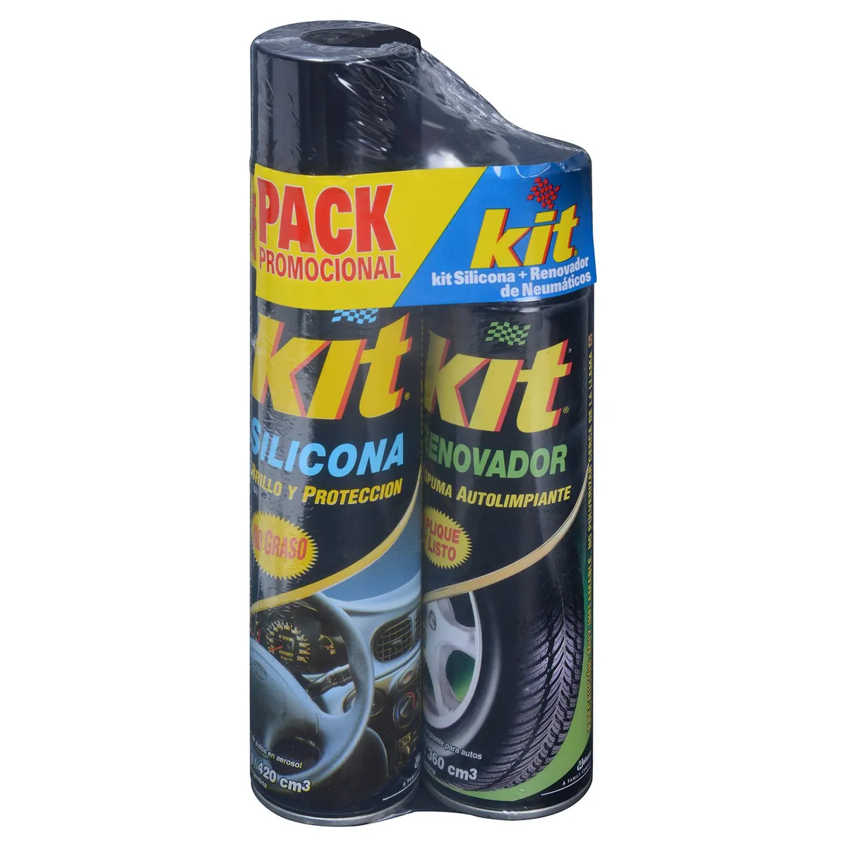 KIT - Kit Limpieza Automotriz Spray y Renovador