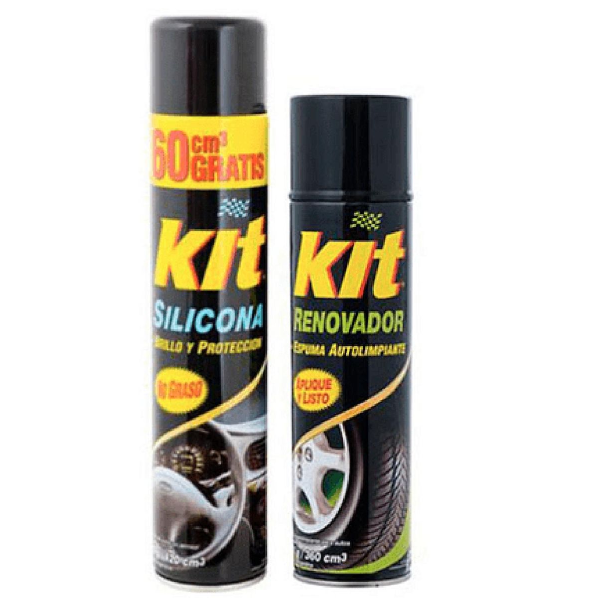 KIT - Kit Limpieza Automotriz Spray y Renovador