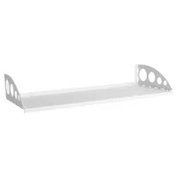 Repisa Clic Mattise Metal 1 Nivel(es) 60x10.5x20 cm Blanco