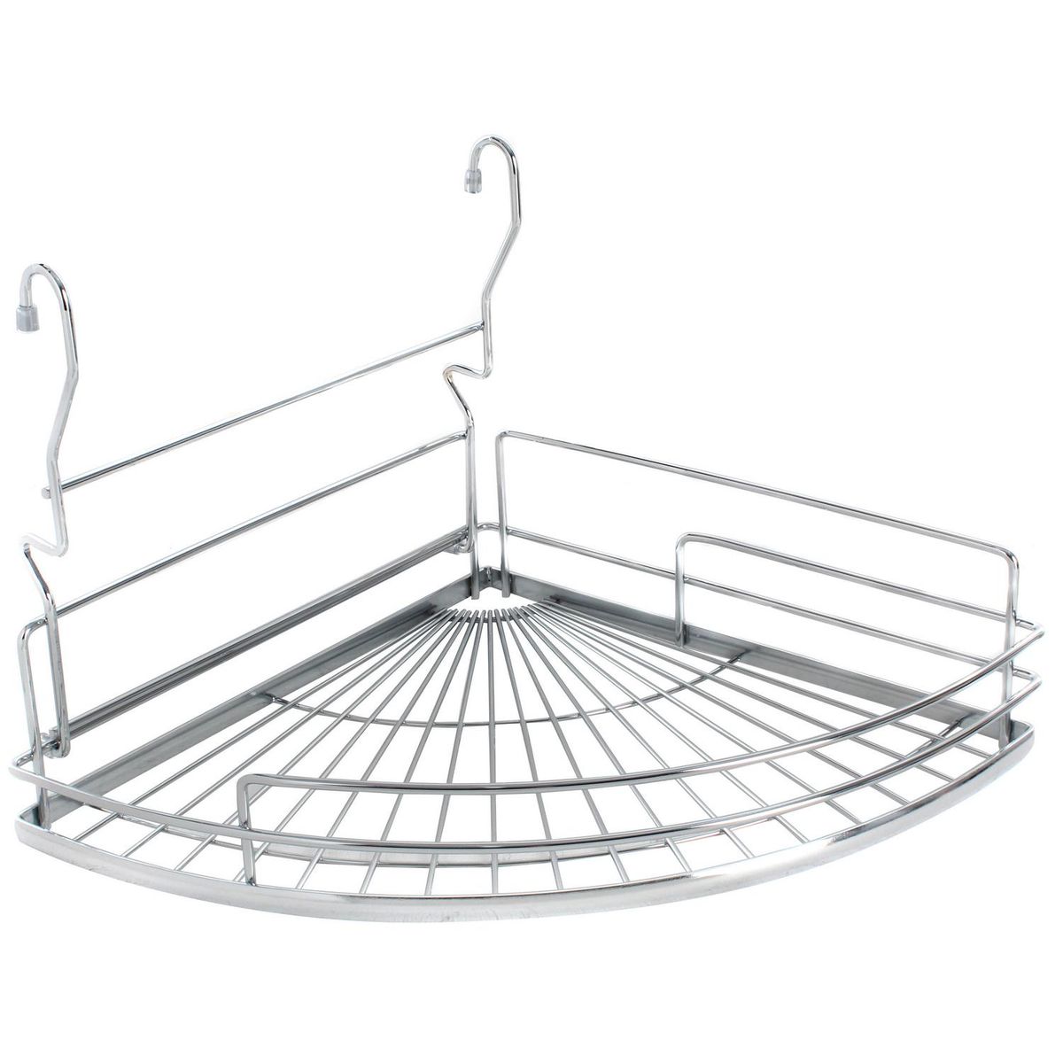 JUST HOME COLLECTION - Canasto esquinero 10x31,5x35,5 cm acero cromado