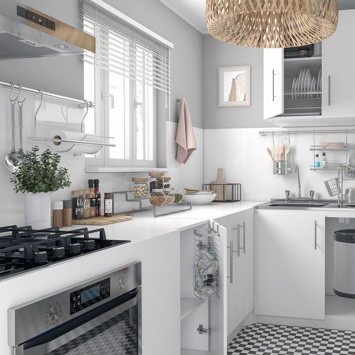 JUST HOME COLLECTION - Portarrollo Simple Plateado