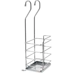 JUST HOME COLLECTION - Cubiertero 13x38x13 cm acero cromado