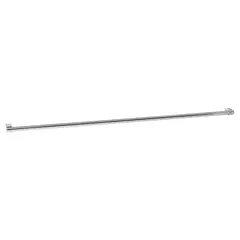 JUST HOME COLLECTION - Barra para cocina con soporte 16x90 cm acero cromado