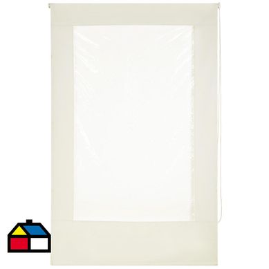 Cierre de terraza cortina roller PVC 1 x 2.5 m.