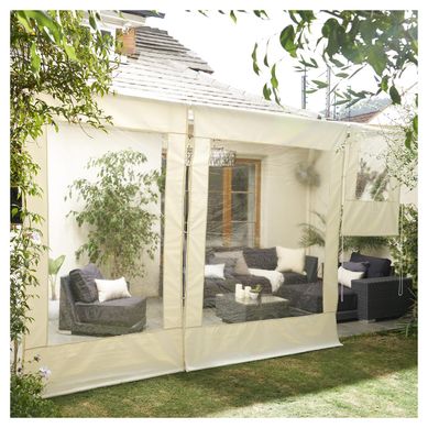 Cierre de terraza cortina roller PVC 1,5 x 2.5 m.