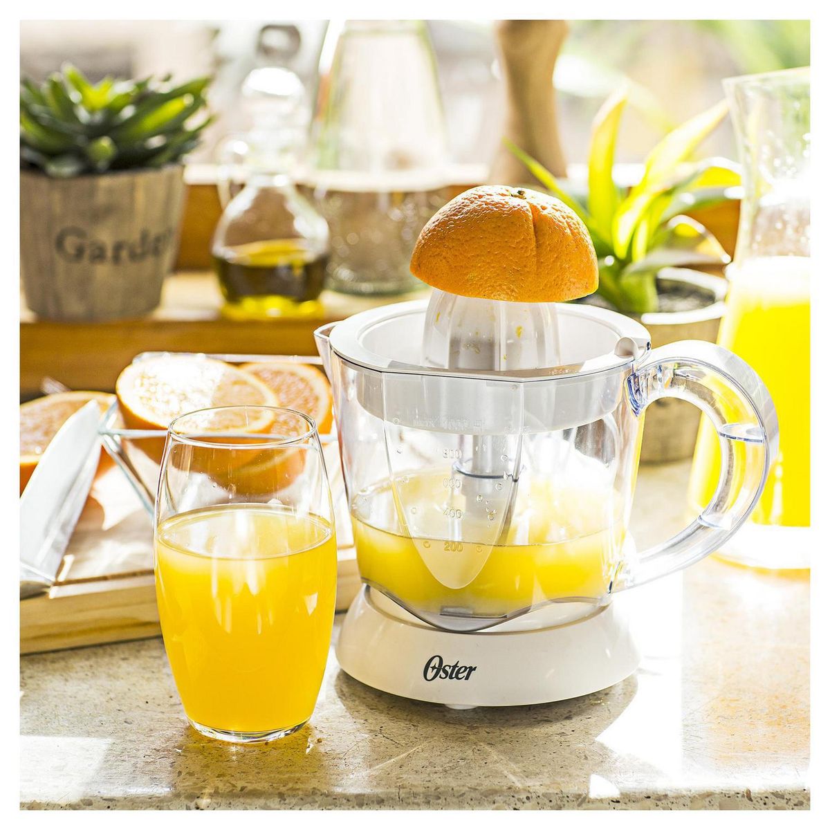 OSTER - Exprimidor de jugo 25 W blanco