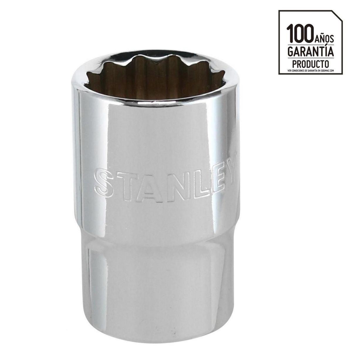 STANLEY - Dado estándar 1/2"x18 mm acero