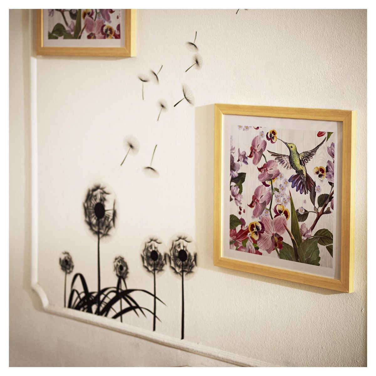 CINTHYA - Sticker decorativo flor 50x70 cm