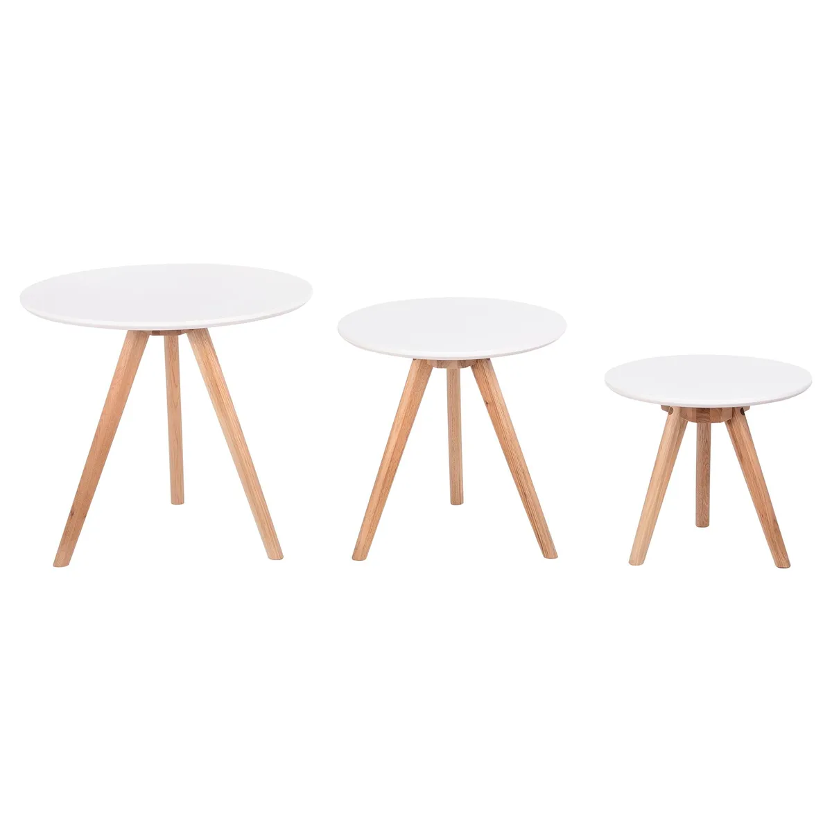 JUST HOME COLLECTION - Set de mesas para living 3 unidades