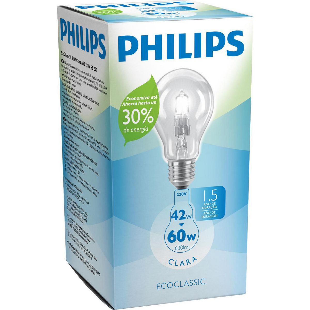 PHILIPS -  42 W Luz Cálida