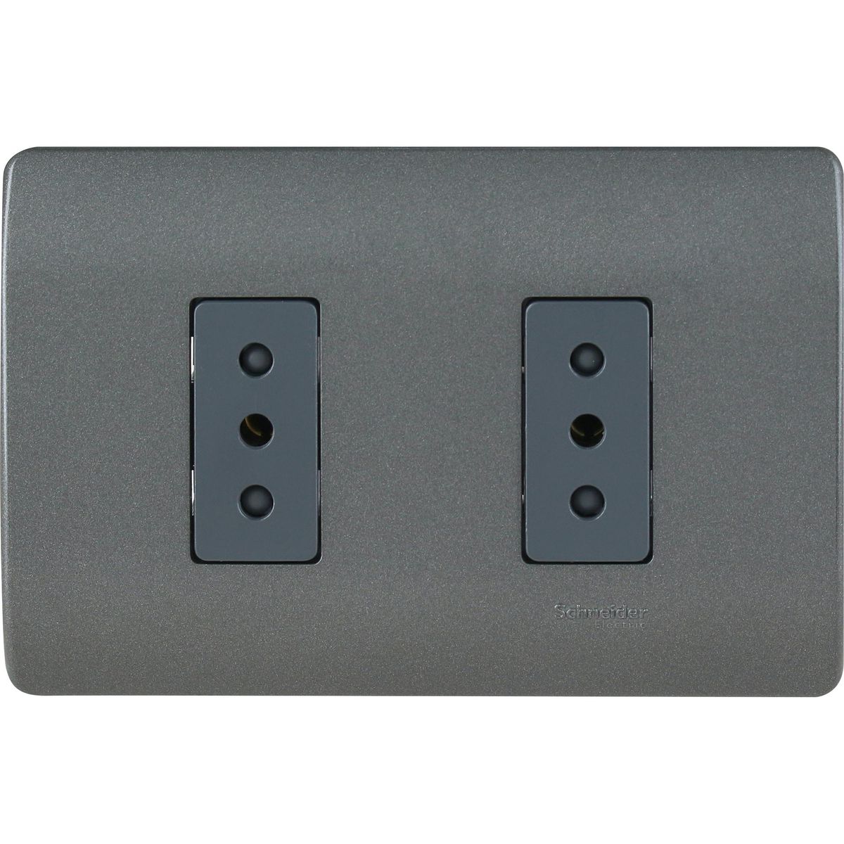 SCHNEIDER ELECTRIC - Enchufe 10 A Gris oscuro