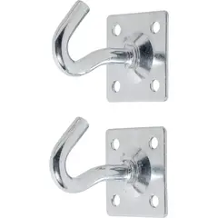 FIXSER - Gancho multiuso fijo 8 x 50mm 2 unidades