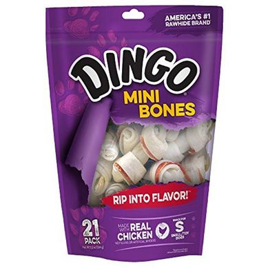 Mini huesos masticables adulto 255 gr con carne