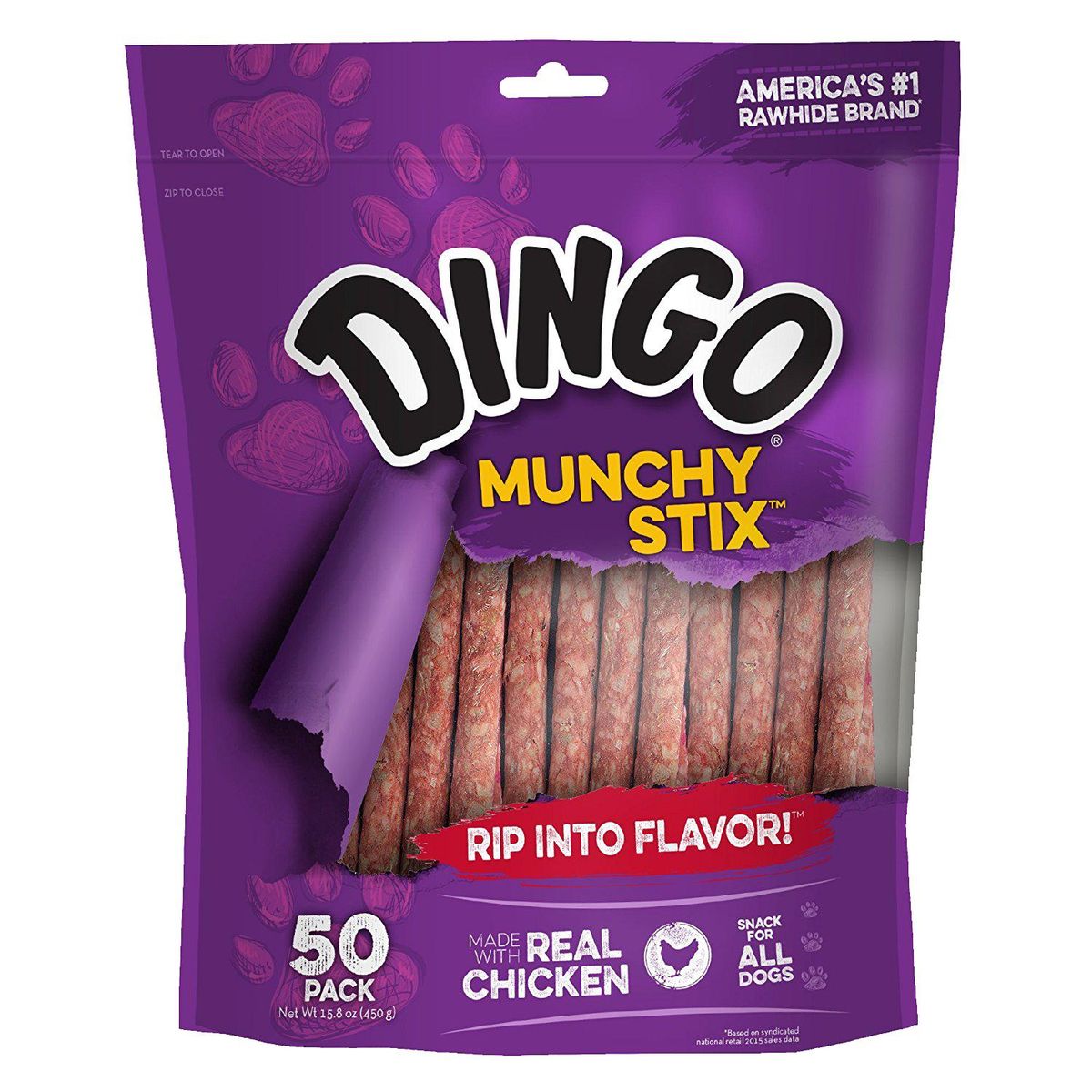 DINGO - Dingo Munchy para Perro Adulto Carne 0.439 kg