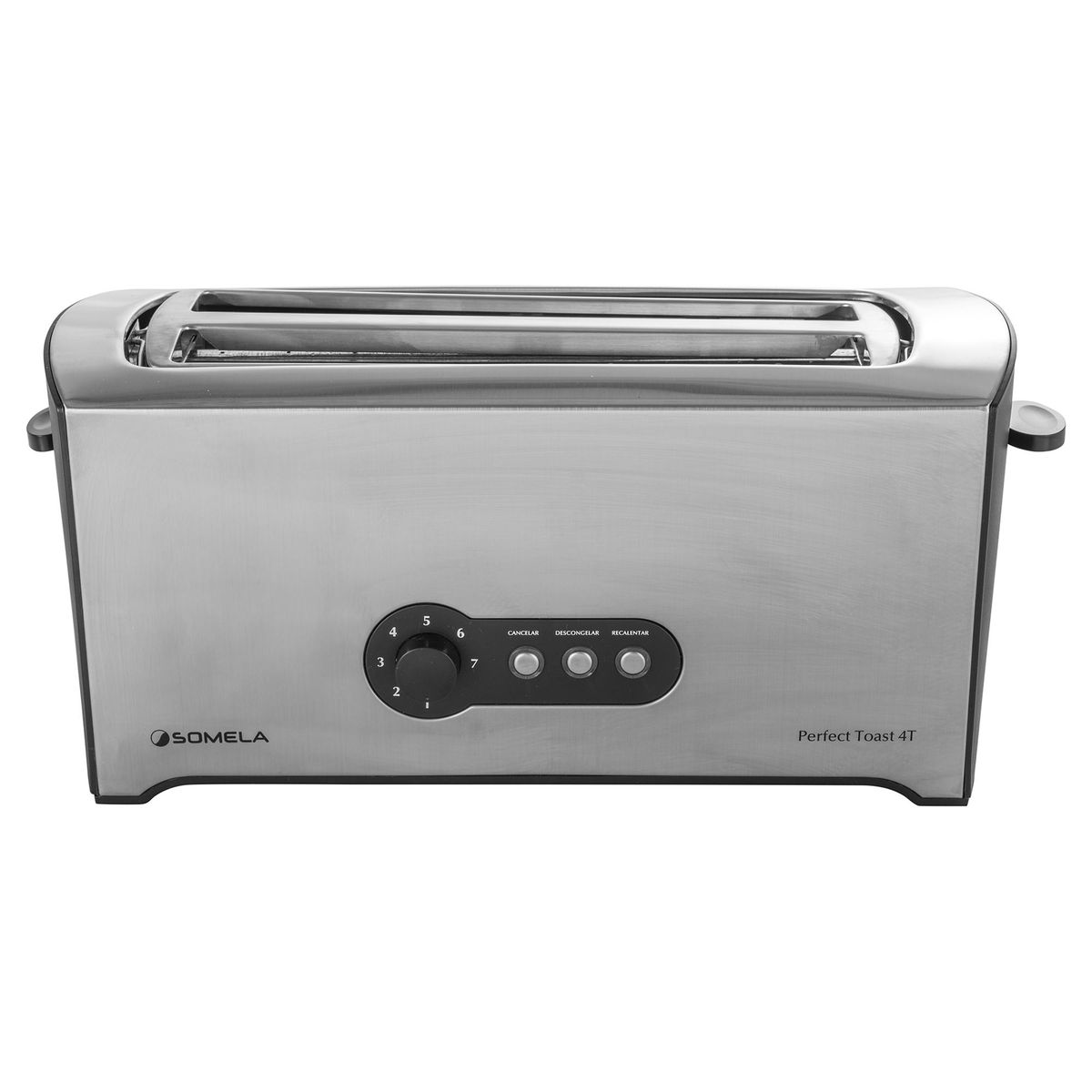 SOMELA - Tostadora 4 rebanadas 1600 W gris
