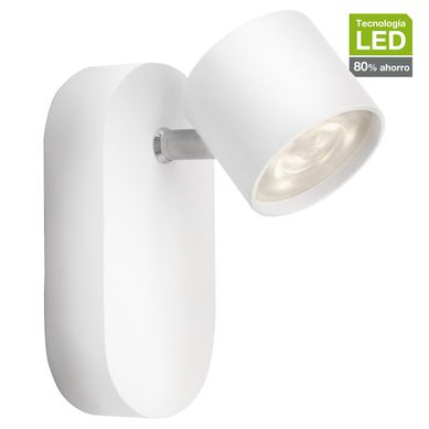 Foco LED 4 W Blanco Blanco.