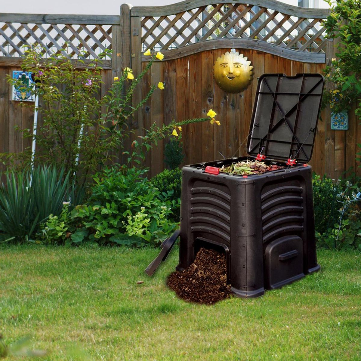 ERGO - Compostera 400 litros 85x85x80cm