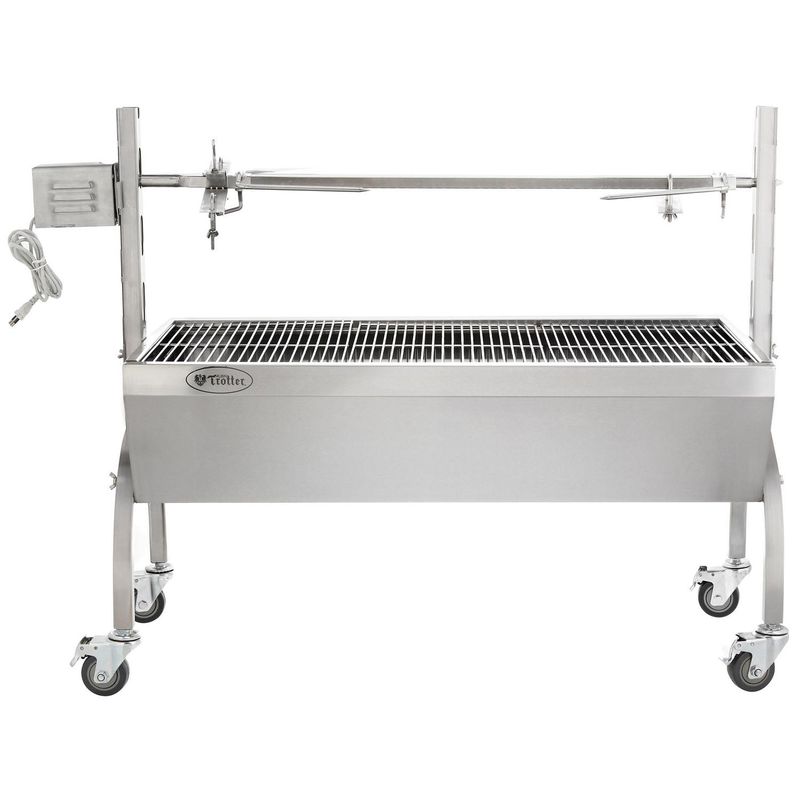 ALBIN TROTTER - Parrilla a Carbón con Ruedas Metal