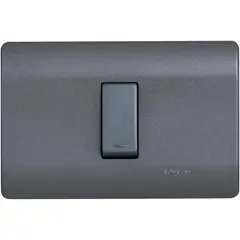 SCHNEIDER ELECTRIC - Interruptor 16 A Genesis Gris oscuro