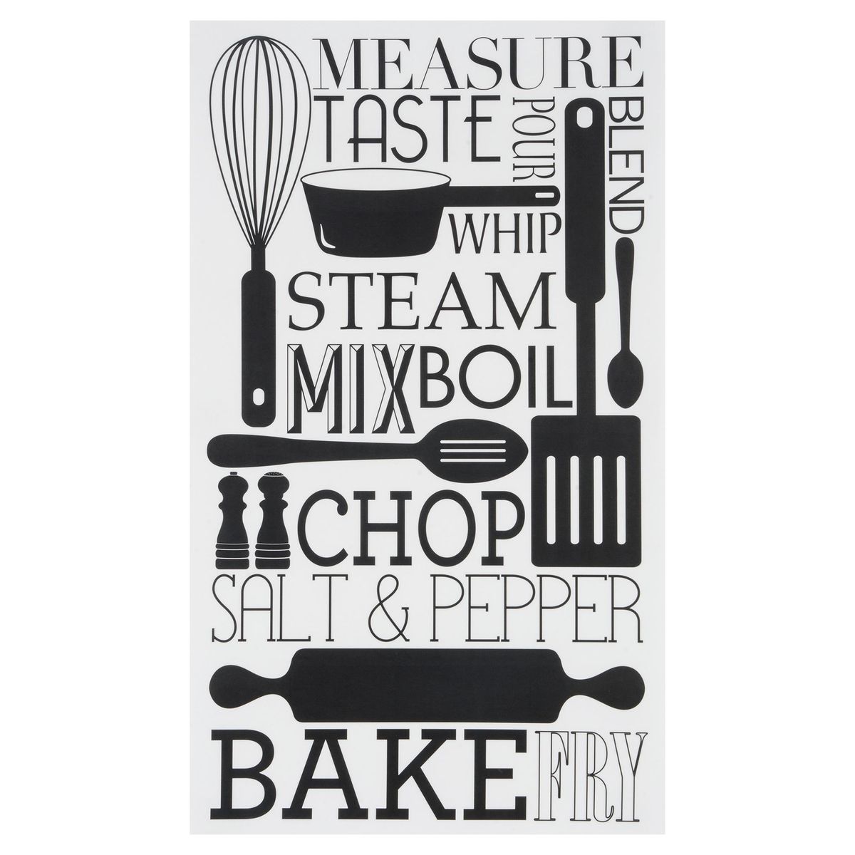 ROOMMATES - Sticker decorativo cocción 25x45 cm 2 unidades