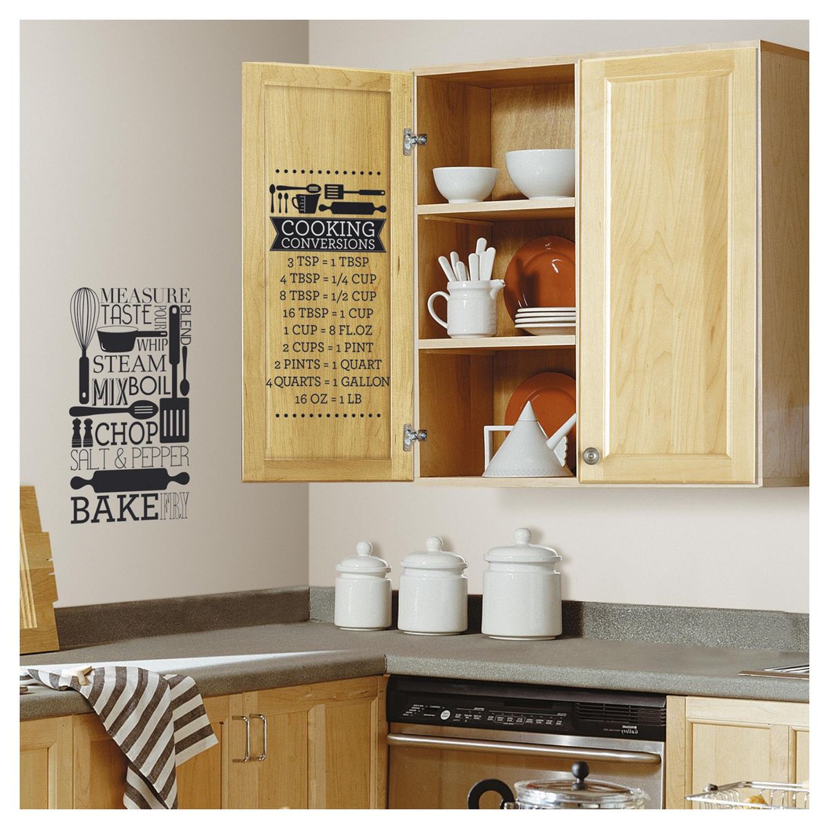 ROOMMATES - Sticker decorativo cocción 25x45 cm 2 unidades