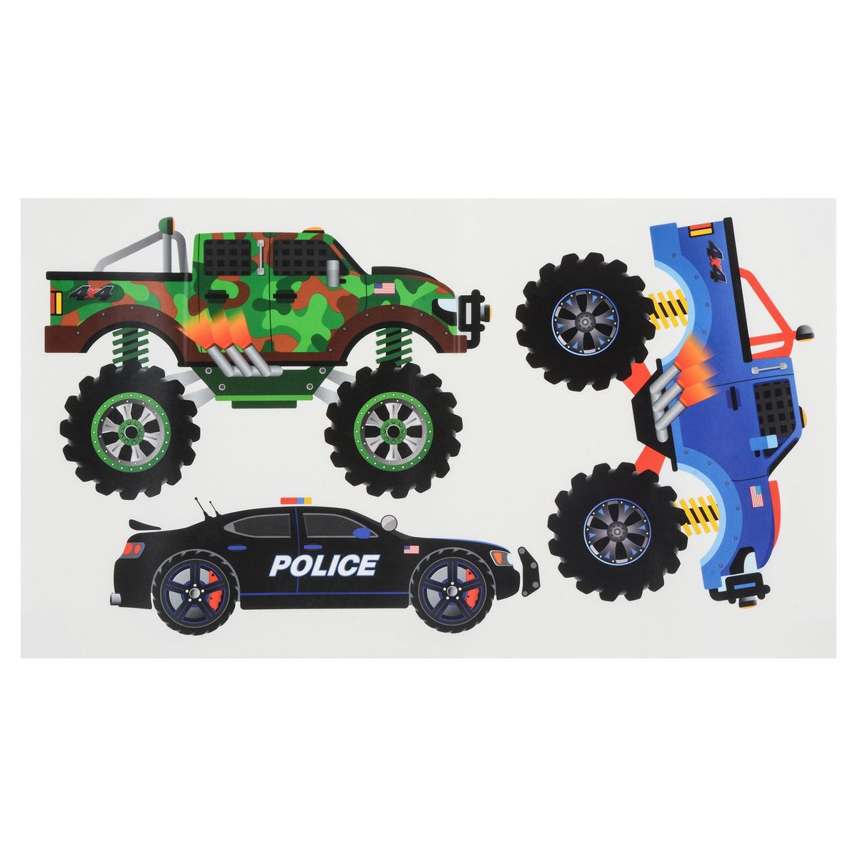 ROOMMATES - Sticker decorativo tracción 15 unidades