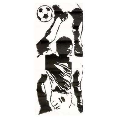 Sticker decorativo futbolista 13x48 cm