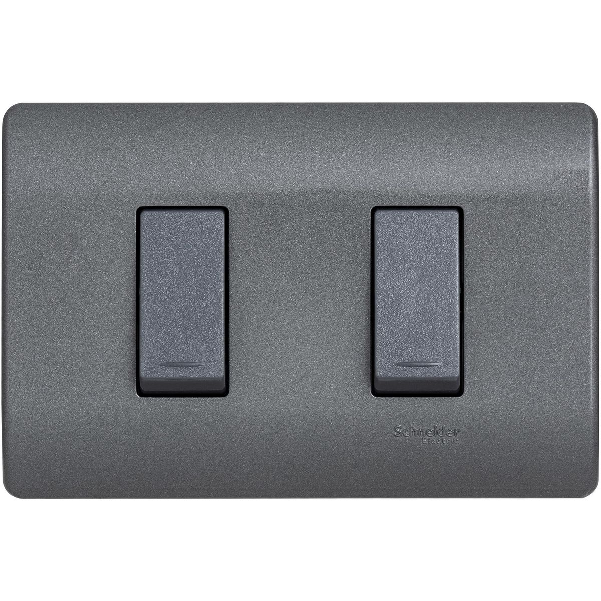 SCHNEIDER ELECTRIC - Interruptor 16 A Genesis Gris oscuro