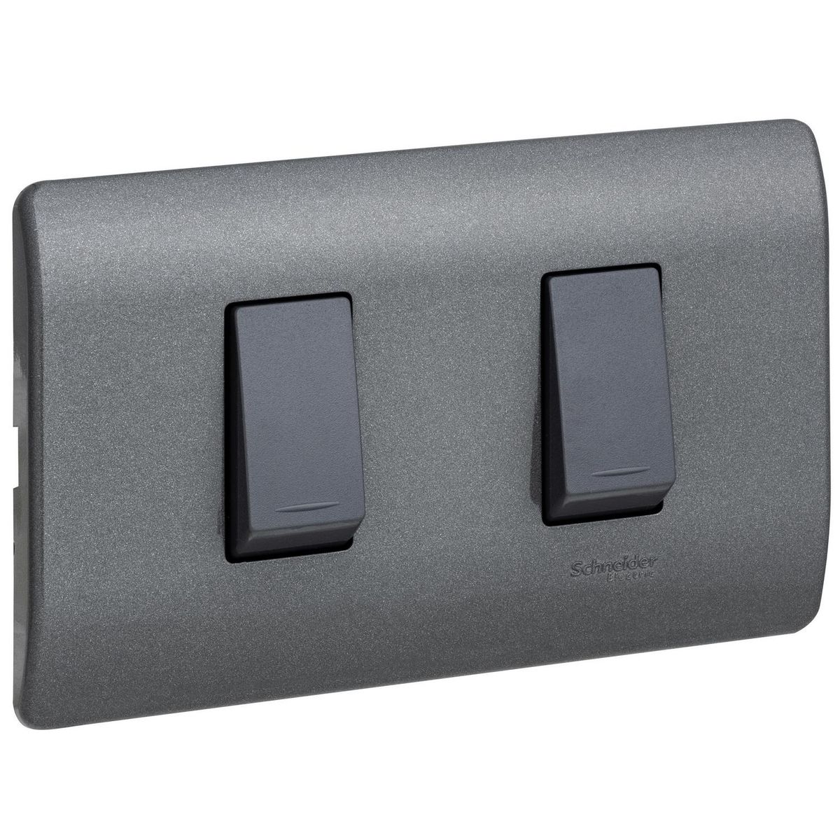 SCHNEIDER ELECTRIC - Interruptor 16 A Genesis Gris oscuro