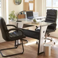 Escritorio en forma de L 110x76x110 cm