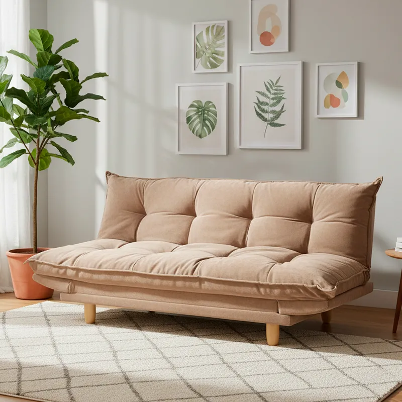 JUST HOME COLLECTION - Futón Pilow Almendra 193x87x97 cm