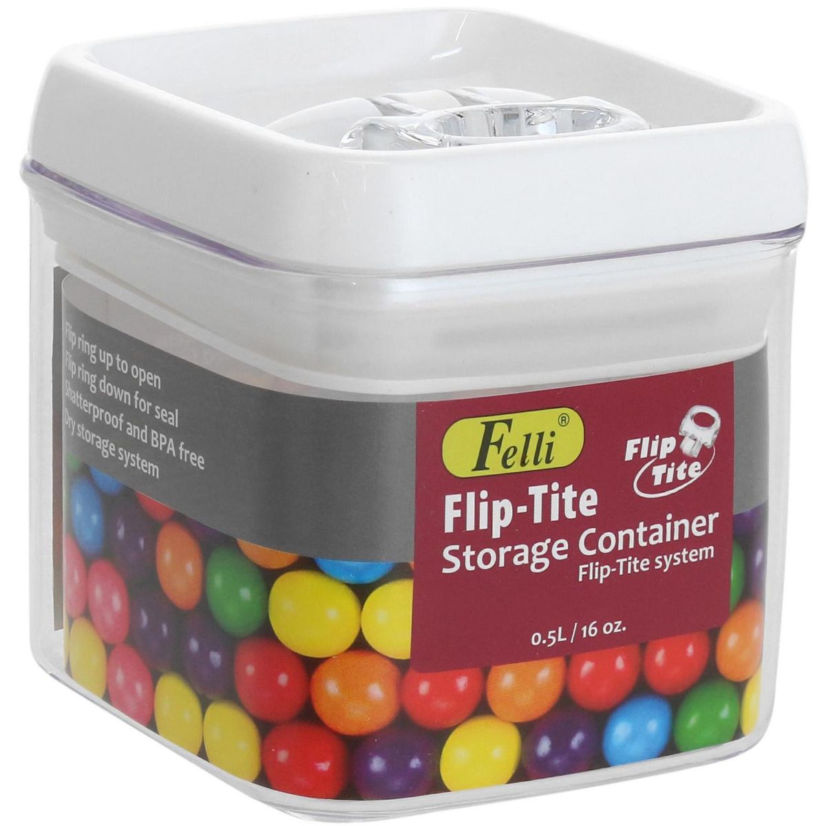 FELLI - Contenedor de Alimentos Plástico 500 ml