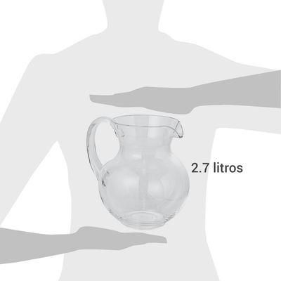 Imagen 2 del producto Jarro de Plástico 2.7 l Belly Transparente