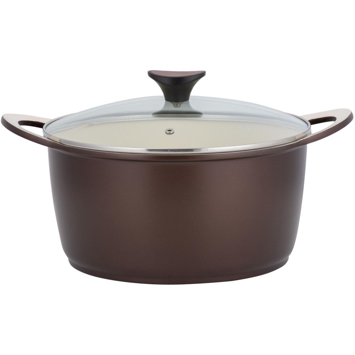 ILKO - Batería de Cocina 7 Piezas Profesional Café