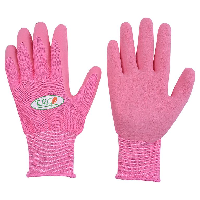 Guantes de látex de Fibra Natural Talla única Rosado