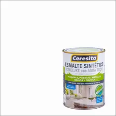 CERESITA - Esmalte Sintético Brillante 0.25 galón(es) Blanco