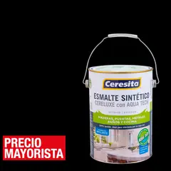 CERESITA - Esmalte Sintético Brillante 1 galón(es) Negro Negro