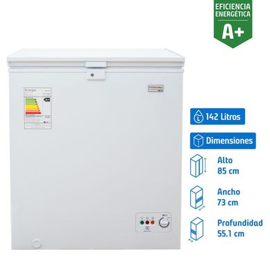 Freezer horizontal 142 litros blanco