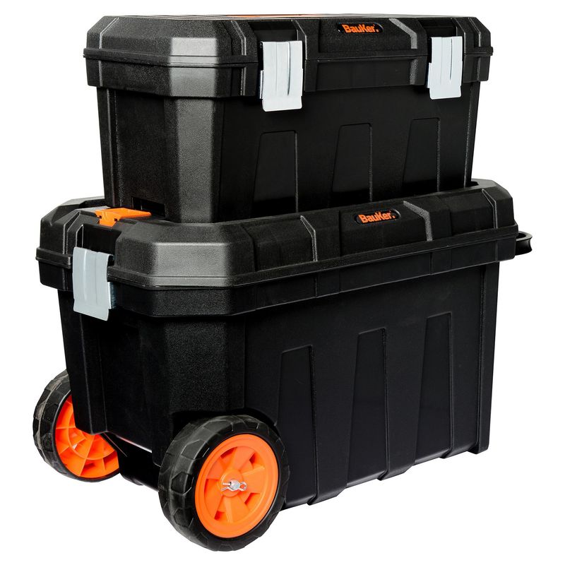 BAUKER - Carro Porta Herramientas 2 en 1 38x35x60 cm