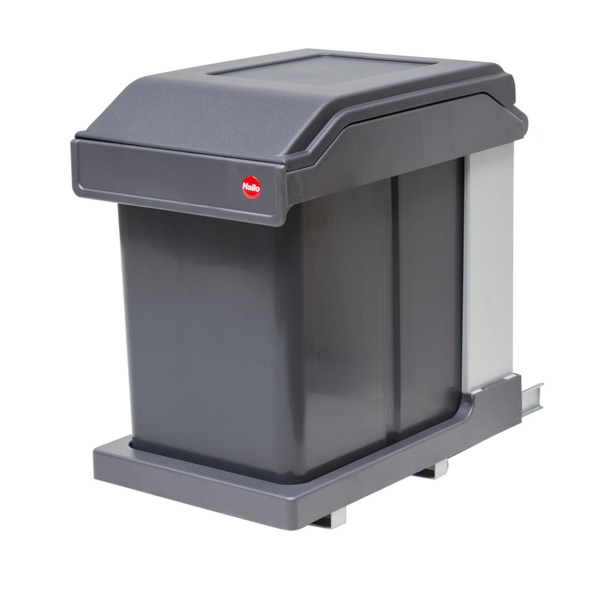 HBT - Basurero 20 Litros Plástico Gris