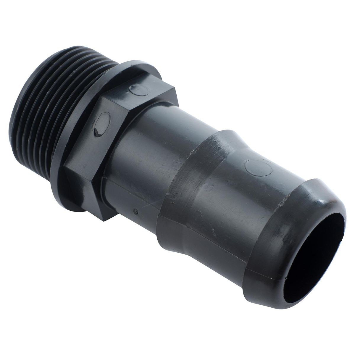 HOFFENS - Terminal Polietileno HE 1 1/4" Negro 1u