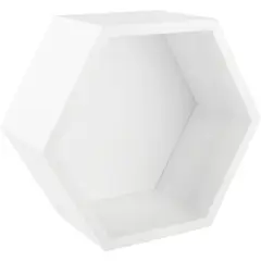 JUST HOME COLLECTION - Repisa MDF 1 Nivel(es) 23x27x12 cm Blanco