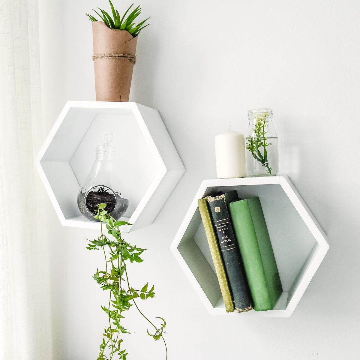 Repisa MDF 1 Nivel(es) 23x27x12 cm Blanco, marca JUST HOME COLLECTION - Foto Principal