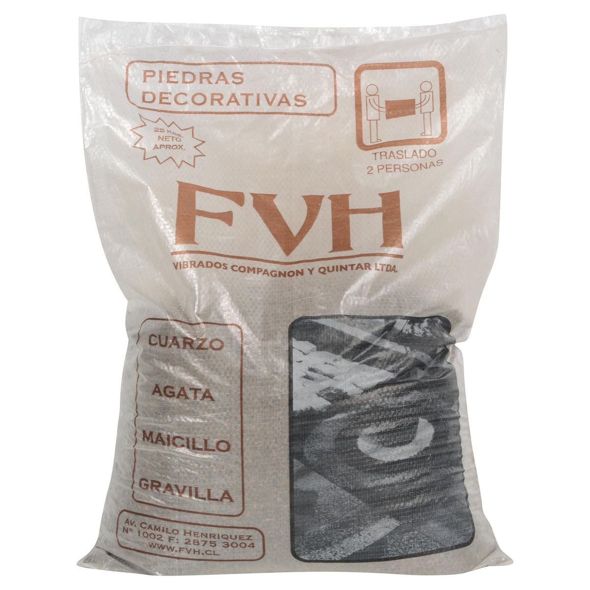 FVH - Piedras Decorativas Saco 25 kg Amarillo