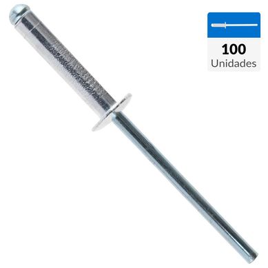 Remache tipo pop 4x18 mm 100 unidades