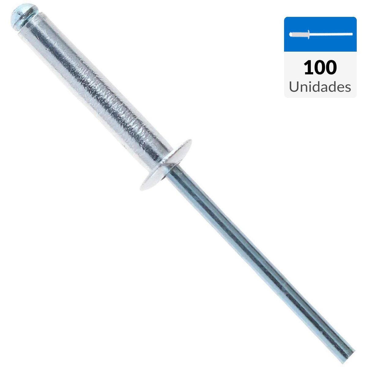 MAMUT - Remache tipo pop 4x21 mm 100 unidades