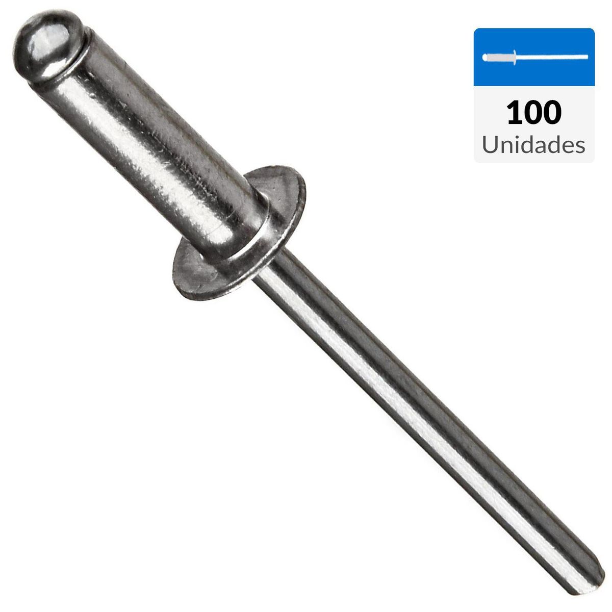 MAMUT - Remache tipo pop 4,8x21 mm 100 unidades