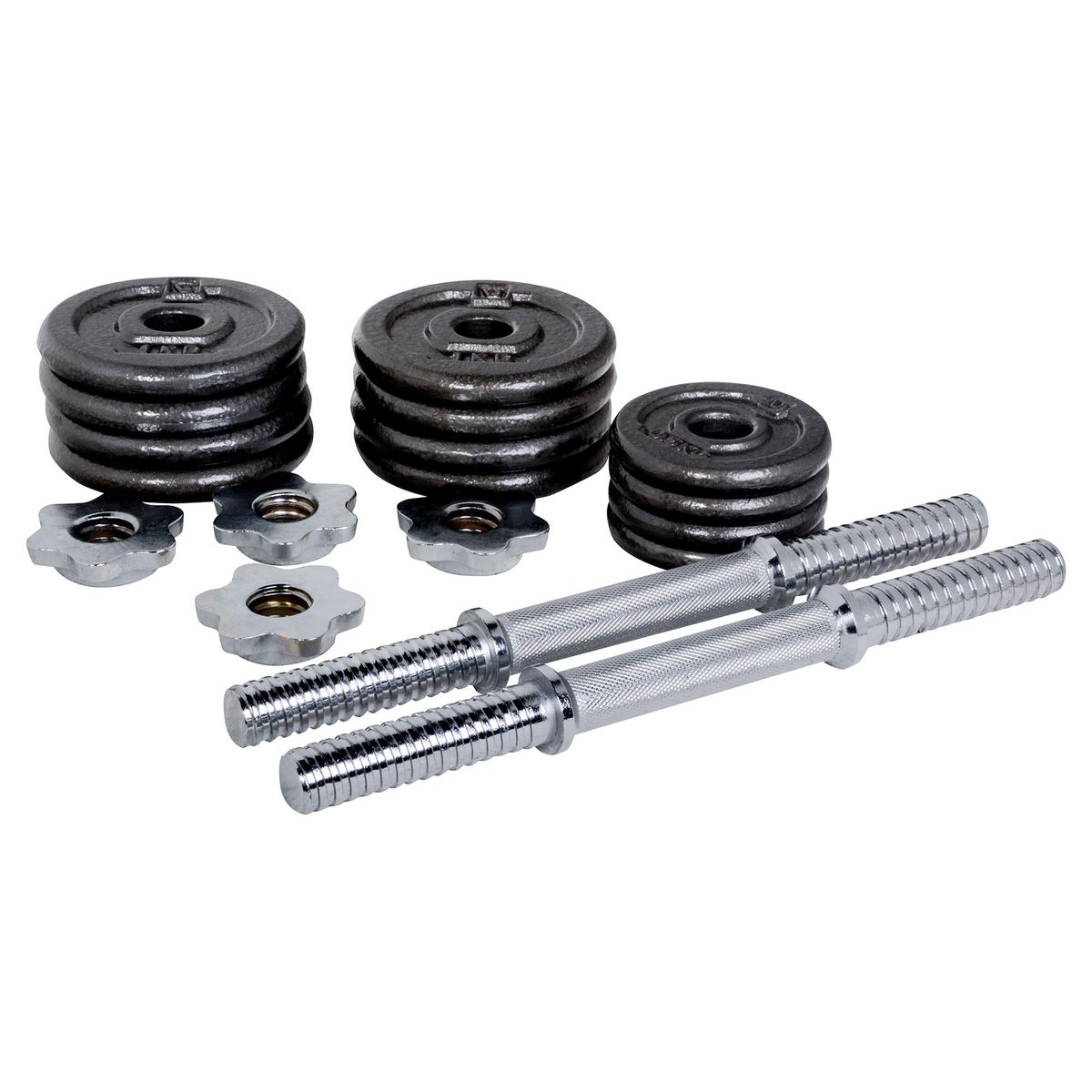 LIVEUP - Maleta Set mancuernas 15 kg acero