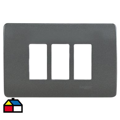 Placa 3 mdulos Humo Genesis